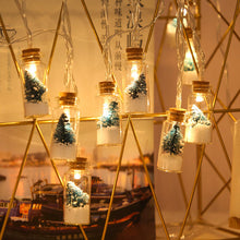 Load image into Gallery viewer, Wishing Bottle LED Christmas Tree Lamp String Copper Wire Battery Box Home Decoration
