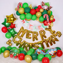 Load image into Gallery viewer, Christmas Balloon Set Latex Balloon Chain Arch KTV Christmas Decoration Balloon
