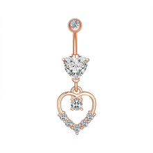 Load image into Gallery viewer, New Zircon Navel Ring Navel Stud Piercing Jewelry
