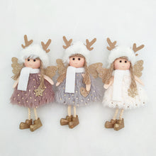 Load image into Gallery viewer, Christmas Antlers Girl Pendant Antlers Angel Ornaments Christmas Decorations Christmas Gifts Little Doll
