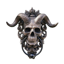 Load image into Gallery viewer, Resin Decorations Punk Satanha Skull Sheep Head Wall Decoration Pendant Resin Crafts
