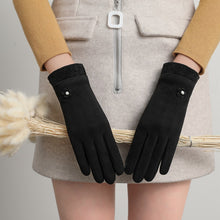 Load image into Gallery viewer, New Dralon Rabbit Plush Women's Winter Finger Touch Screen Keep Warm Elastic Outdoor Gloves
