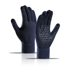Load image into Gallery viewer, Thickened Touch Screen Knitted Winter Gloves Riding Cold-Proof Non-Slip Offset Printing Gloves
