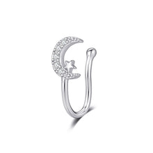 Load image into Gallery viewer, Zircon Nasal Splint Fake Nose Ring Piercing Jewelry
