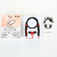Load image into Gallery viewer, Wireless bluetooth headset private model foreign trade sports HIFI music hanging neck earbud earphones
