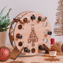 Load image into Gallery viewer, Christmas Countdown Wine Rack Christmas Tree Wine Bottle Placement Device Wooden Decoration Craft Home Decorations
