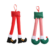 Load image into Gallery viewer, Christmas Elf Leg Santa Claus Leg Car Leg Pendant Christmas Decorations Christmas Daily Necessities
