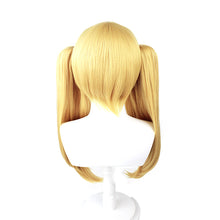 Load image into Gallery viewer, Profoundly Mad Gambler Wig Early B Female Ya Li Cos Wig Anime Light Golden Jaws Clamp Pair Ponytail Wig
