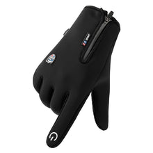 Load image into Gallery viewer, Men's Autumn and Winter Splash-Proof Water Velvet Thermal Non-Slip Full Finger Outdoor Mountaineering Gloves Women's
