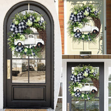 Load image into Gallery viewer, Christmas Decorations Wreath Field Layout Props Front Door Decoration Car Ring Flower Door Hanging
