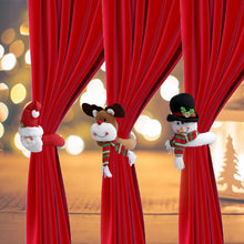 Load image into Gallery viewer, Christmas Decoration Supplies Creative Curtain Buckle Small Cartoon Elderly Snowman Elk Curtain Layout
