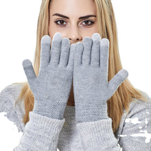 Load image into Gallery viewer, Autumn and Winter New Unisex Fashion Finger Thermal Touch Screen Gloves Daily Casual Woolen Yarn Knitted Gloves
