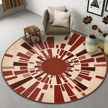 Load image into Gallery viewer, Big Tree Annual Ring Carpet Bedroom round Soft Mat Washable Non-Slip Mat
