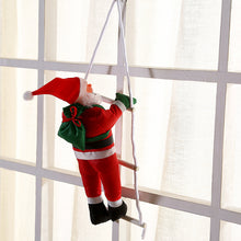 Load image into Gallery viewer, Christmas Hanging Decoration Decorations Ladder Santa Claus Show Window Decoration Santa Claus Climbing Ladder
