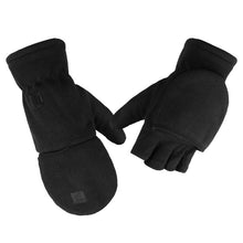Load image into Gallery viewer, Gloves Autumn and Winter Men and Women Playing Games Eating Chicken Flip Open Finger Photo Gloves
