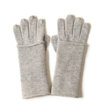 Load image into Gallery viewer, Double-Layer Dual-Use Touch Screen Gloves Winter Full Finger Five Finger Two-Piece Set One-Click Hair Generation Knitted Gloves for Women
