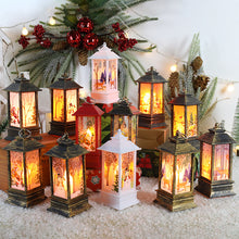 Load image into Gallery viewer, Christmas Storm Lantern Candlestick Lamp Small Night Lamp Elderly Snowman Decoration Small Night Lamp Christmas Decorations
