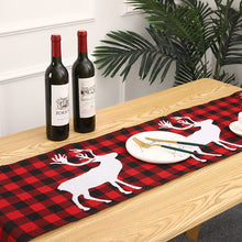 Load image into Gallery viewer, Christmas Decorations Knitted Fabric Table Runner Dining Table Santa Claus Decoration Home Dress up
