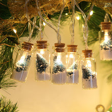 Load image into Gallery viewer, Wishing Bottle LED Christmas Tree Lamp String Copper Wire Battery Box Home Decoration
