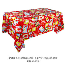 Load image into Gallery viewer, Party Christmas Halloween Thin Party Event Decoration Tablecloth Background Wall Layout
