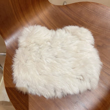 Load image into Gallery viewer, Black Bear Ears Rabbit Fur Hat Children's Cute Plush Toque Cold-Proof Warm Knitted Hat Leather
