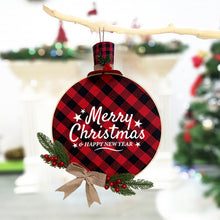 Load image into Gallery viewer, Christmas Garland Pendant Listing Christmas Decoration Venue Layout Props Wreath Decorations Door Hanging Welcome Doorplate
