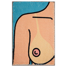 Load image into Gallery viewer, Body Art Cashmere-like Bedroom Carpet Absorbent Floor Mat Abstract Line Door Mat
