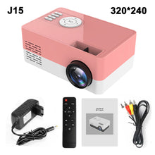 Load image into Gallery viewer, J15 Mini Projector Home HD Children Entertainment Portable Video Projector
