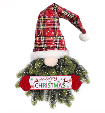 Load image into Gallery viewer, Christmas Decoration Christmas Wreath Faceless Old Man Elf Christmas Hanging Door Hanging Festival Decorations Pendant

