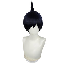 Load image into Gallery viewer, Chainsaw Man Cos Wig Chain Saw Man Early Sichuan Autumn Anime Character Cosplay Early Sichuan Maxi Blue and Black Wig
