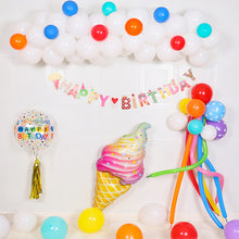 Load image into Gallery viewer, Hello Kitty Children's Birthday Party Decoration Balloon Set Internet Celebrity Bounce Ball Ice Cream Balloon
