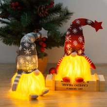 Load image into Gallery viewer, Faceless Doll with Light Dwarf Rudolf Plush Doll Decoration Gift Luminous Christmas Decorations
