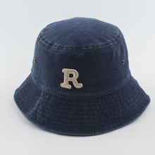Load image into Gallery viewer, Jean Fisherman Hat Casual Flat Top Washed Distressed Harajuku Pure Color Adult Bucket Hat
