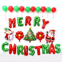 Load image into Gallery viewer, Christmas Balloon Set Latex Balloon Chain Arch KTV Christmas Decoration Balloon
