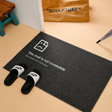 Load image into Gallery viewer, Check If There Is No Dust Removal Door Mat Waterproof Non-Slip Durable Scrub PVC Wire Ring Non-Slip Foot Mat
