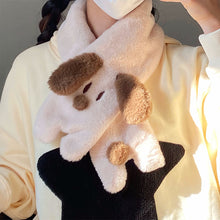 Load image into Gallery viewer, Cartoon Dog Plush Gloves Female Winter Cycling Students Warm-Keeping Thickened Cold Protection
