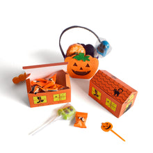 Load image into Gallery viewer, 10PCs Halloween  Candy Box Horror Small House Gift Box Nougat Biscuit Baking Packaging Box
