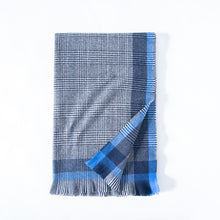 Load image into Gallery viewer, Scarf Border Color-Contrast Check Printed Shawl Scarf Direct Supply Women's Scarf
