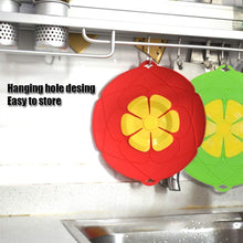 Load image into Gallery viewer, Silicagel Spill-Proof Pot Cover Silicone Anti-Flapping Pot Cover Anti-Oil Splash Silicone 26cm round Kitchen Anti-Boiling Pot Cover
