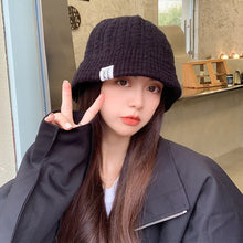 Load image into Gallery viewer, Hat Female Autumn and Winter Korean Ins All-Matching Woolen Hat Beanie Hat Winter Warm Ear Protection Big Head Knitted Hat Men
