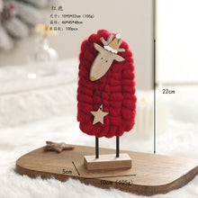 Load image into Gallery viewer, Christmas Gift Decoration Wooden Wool Felt Cute Santa Claus Christmas Tree Desktop Decoration Kids Gift
