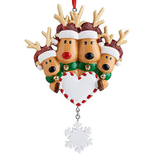 Load image into Gallery viewer, Christmas Resin Elk Love DIY Christmas Tree Pendant Christmas Decorations
