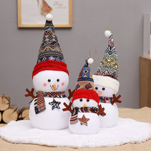 Load image into Gallery viewer, Christmas Decorations Snowman Baby Doll Christmas Tree Decoration Shopping Window Scene Layout Photo Props
