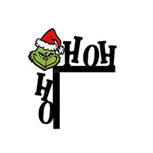 Load image into Gallery viewer, Christmas Green Miracle Fighter Corner Decoration Wooden Door Corner Decoration Home Decoration
