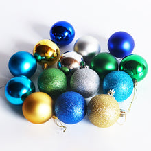 Load image into Gallery viewer, Christmas Decorations 3/4/5/6/8cm Barrel Electroplated Plastic Christmas Ball Set Christmas Tree Decoration Pendant
