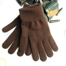 Load image into Gallery viewer, Winter Gloves Warm Gloves Thickened Fleece-Lined Elastic Knitted Gloves Men's and Women's Cold-Proof Riding Gloves
