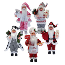 Load image into Gallery viewer, Christmas Decoration 18-Inch 46cm Standing Sitting Santa Doll Doll Holiday Decoration
