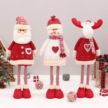 Load image into Gallery viewer, Christmas Decorations 72cm Retractable Santa Claus Snowman Elk Figurine Doll Scene Layout Ornaments

