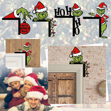 Load image into Gallery viewer, Christmas Green Miracle Fighter Corner Decoration Wooden Door Corner Decoration Home Decoration
