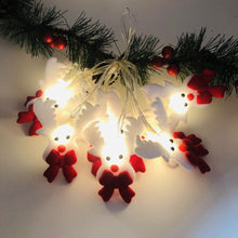 Load image into Gallery viewer, Christmas String Light Plush Snowman String Lights Christmas Tree Pendant Led Holiday Party Decoration
